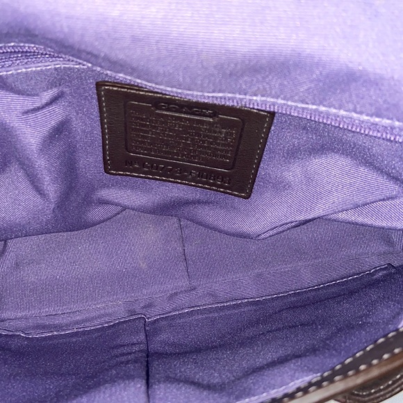 Coach Chelsea Field Leather Satchel #F10893 - Picture 8 of 10